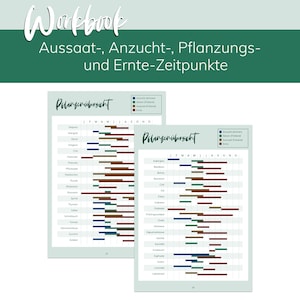 Digitales Workbook: Erstelle deinen eigenen Gartenplan in 10 Schritten, inklusive 40 Übersichten der gängigsten Gartenpflanzen imagem 4