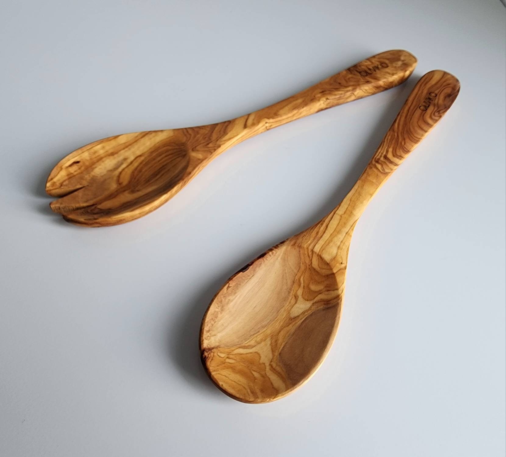 OLIVIKO Handmade Olive Wood Utensils Kit of 5 Utensils 1 Etsy