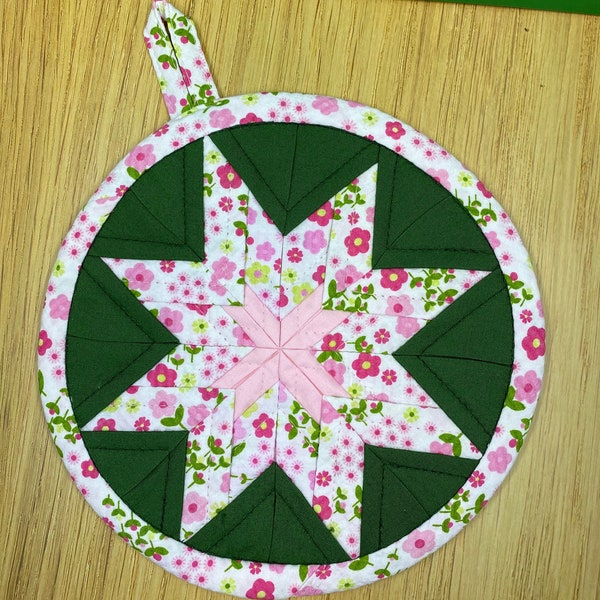 Multicolor - Handcrafted Patchwork Cotton Pot Holder 15