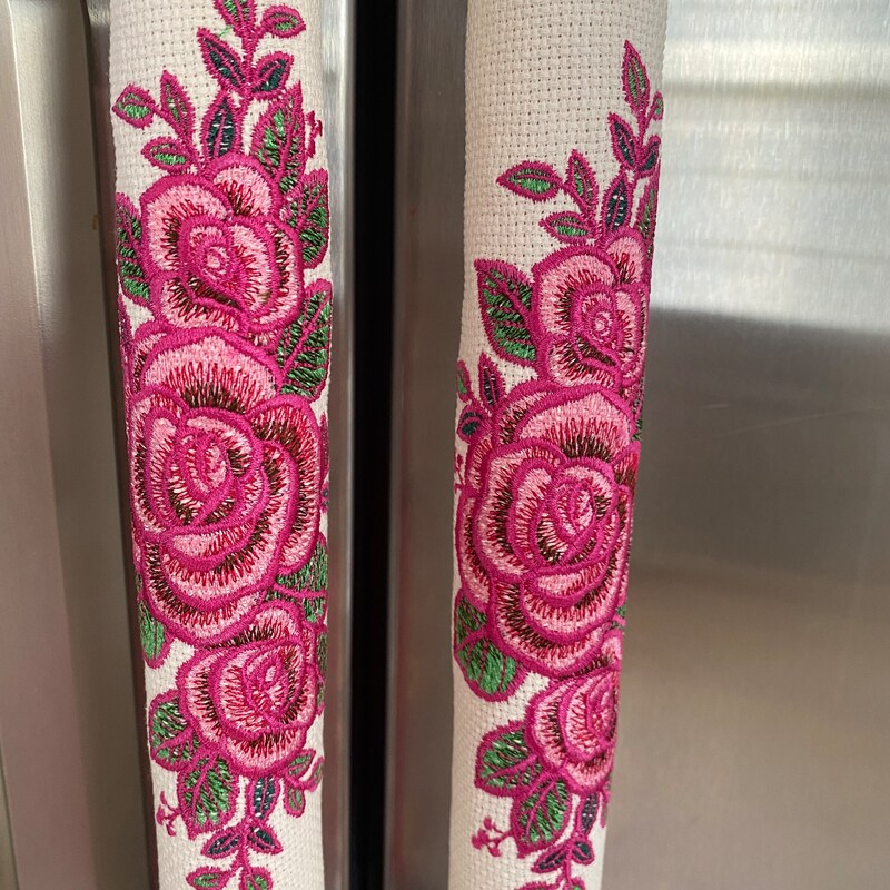 Red - Handmade Fridge Handle Cover 06