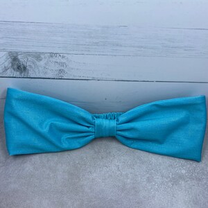 Women stretchy front knot headband