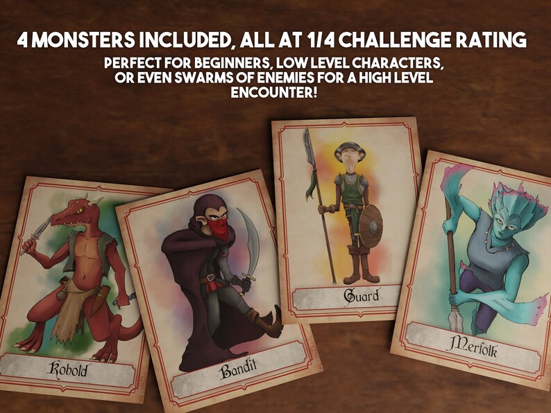 dnd-monster-cards-printable-dungeons-and-dragons-1-8-etsy-france