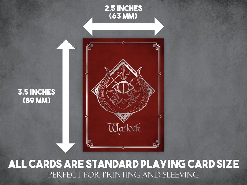 Dnd Warlock Spell Slot Tracker Cards Instant Download and Etsy