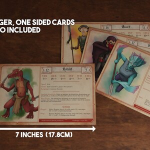 Dnd Monster Cards, Printable Dungeons and Dragons 1/8 Challenge Rating ...