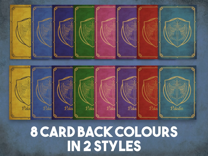 Paladin Dnd Spell Cards, Dungeons and Dragons Printable Spell Cards ...