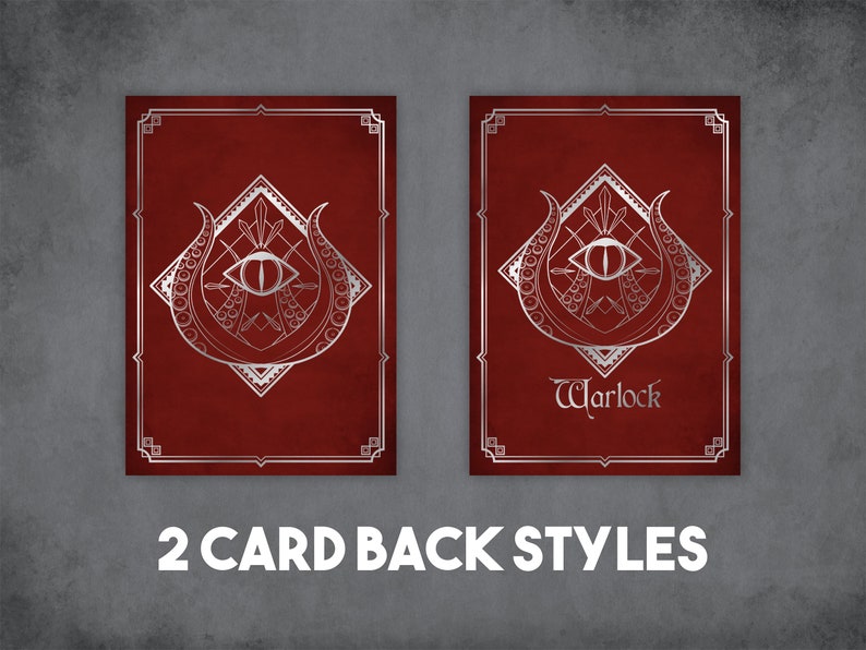 Dnd Warlock Spell Slot Tracker Cards, Instant Download and Print D&D Player Tools, Combat Spell