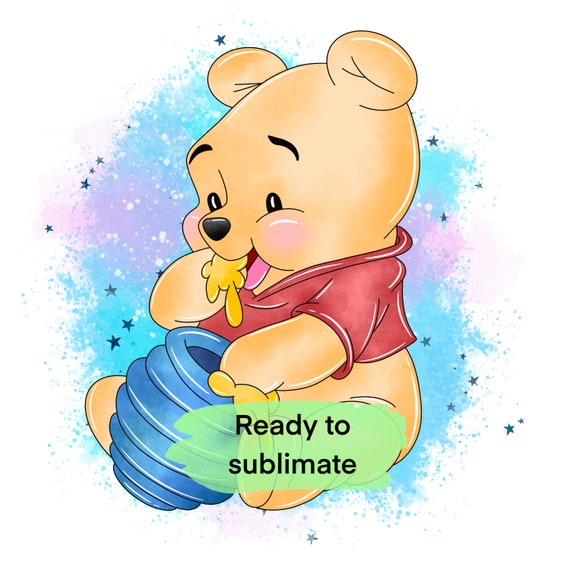 Cute Baby Winnie the Pooh Eeyore Clipart Sublimation PNG Files -   Denmark