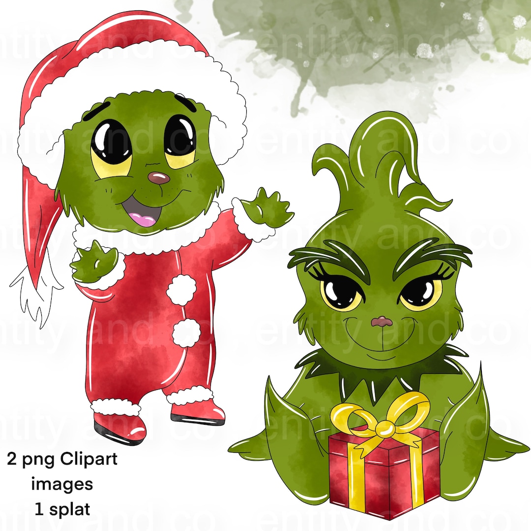 Baby Grinch the Grinch Who Stole Christmas Grinch Png Grinch Watercolor