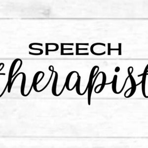 Logopäde/SLP/Speech Language Pathologist: digital cut file design, PNG for Cricut, SVG eps dxf datei für Tasse, T-Shirt, Silhouette