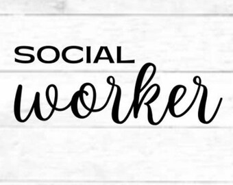 Sozialarbeiter SVG: Medizinisches Design, Cricut Schnitt Datei (Digitaler Download)