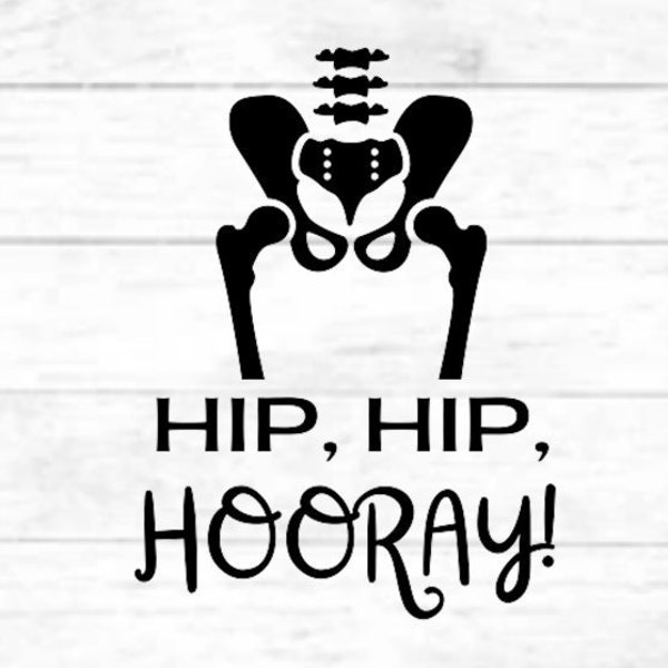 Hip, Hip, Hooray! digital cut file design, PNG for Cricut, SVG eps dxf file for mug, t-shirt, silhouette