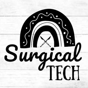 Surgical Tech: digital cut file design, PNG for Cricut, SVG eps dxf file for mug, t-shirt, silhouette