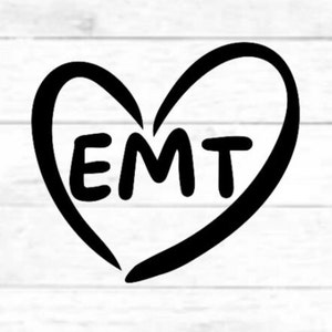 EMT/Emergency Medical Tech: digital cut file design, PNG for Cricut, SVG eps dxf file for mug, t-shirt, silhouette