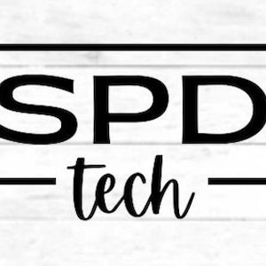 SPD Tech/Sterile Processing Technician: digital cut file design, PNG for Cricut, SVG eps dxf file for mug, t-shirt