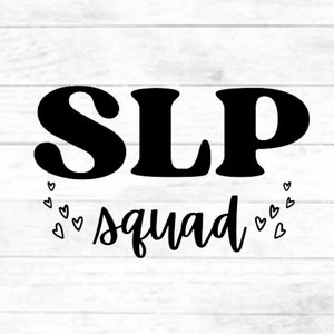 Sprechsprache Pathologie/SLP: digitale Schnittdatei Design, PNG für Cricut, SVG eps dxf Datei für Tasse, T-Shirt, Silhouette