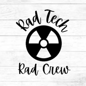 Rad Tech SVG, röntgentekniker PNG, Cricut Silhouette Cut-fil