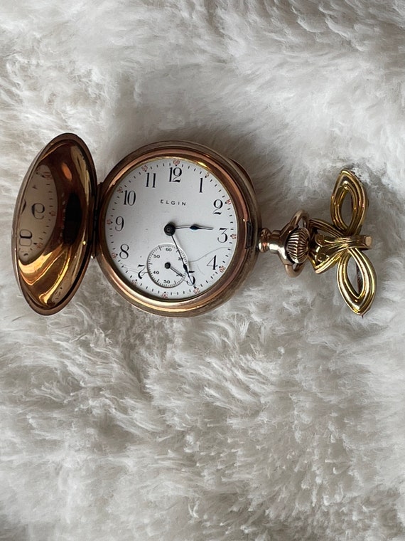 Gold filled Elgin lady’s pocket watch Gem