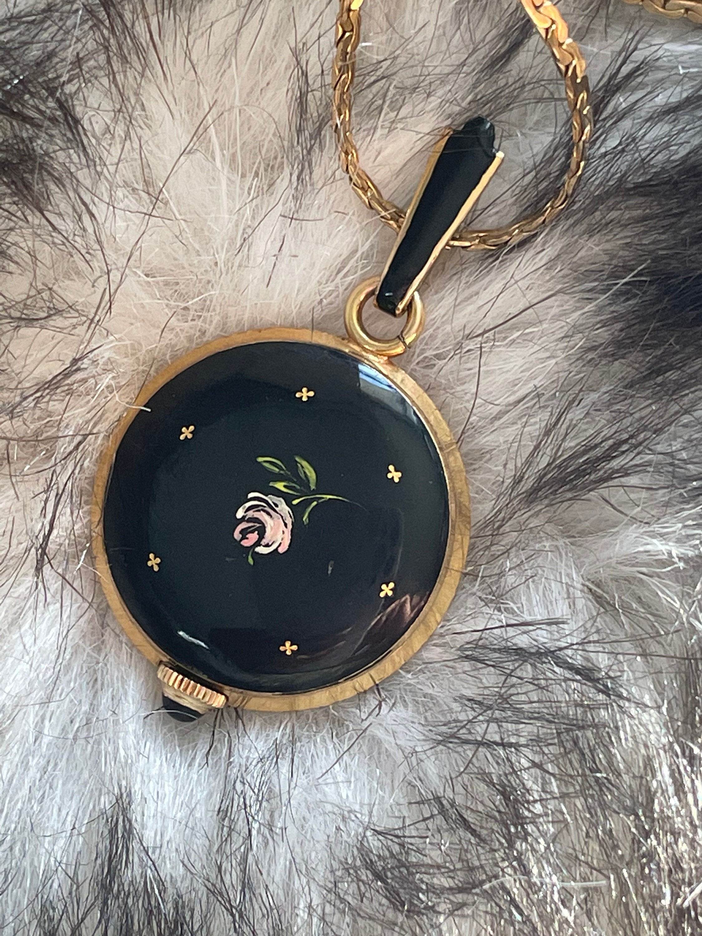 Vintage ATLANTA GENEVE Swiss Made Pendant Watch - Etsy display picture 3