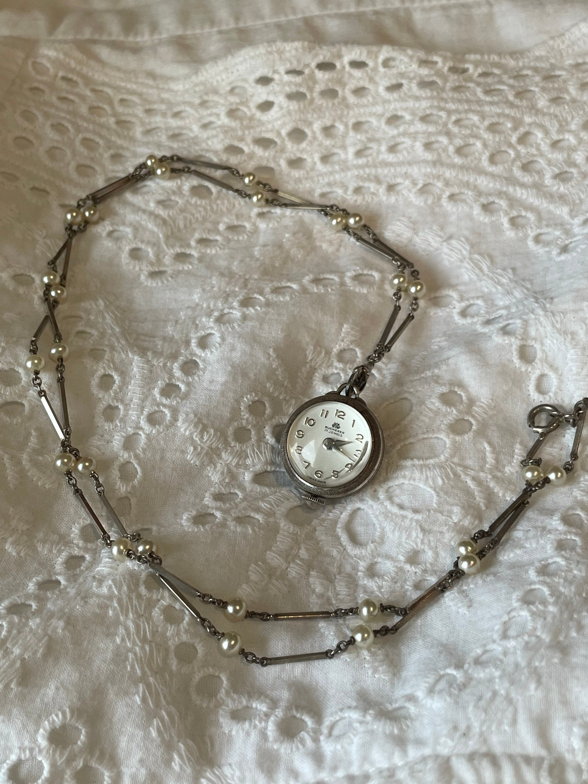 Vintage bucherer pendant watch - Etsy 日本