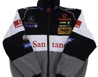 vintage Formula 1 Racing Jacket Team - Cadeau unisexe - Y2K Style de course entièrement brodé