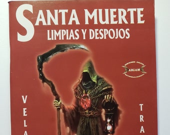 Libro Book Santa Muerte Limpias Y Despojos Velaciones Trabajos Santisima Muerte