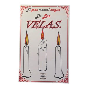 El Gran Manual Magico De Las Velas Libro Book en Espanol 62 pages paginas Magic Candle Manuel