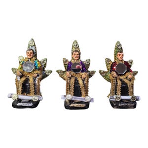 Jesus Malverde Statue Estatuita Figure Narco Saint Folklorico Mexico Authentico. Choice of 3 colors.