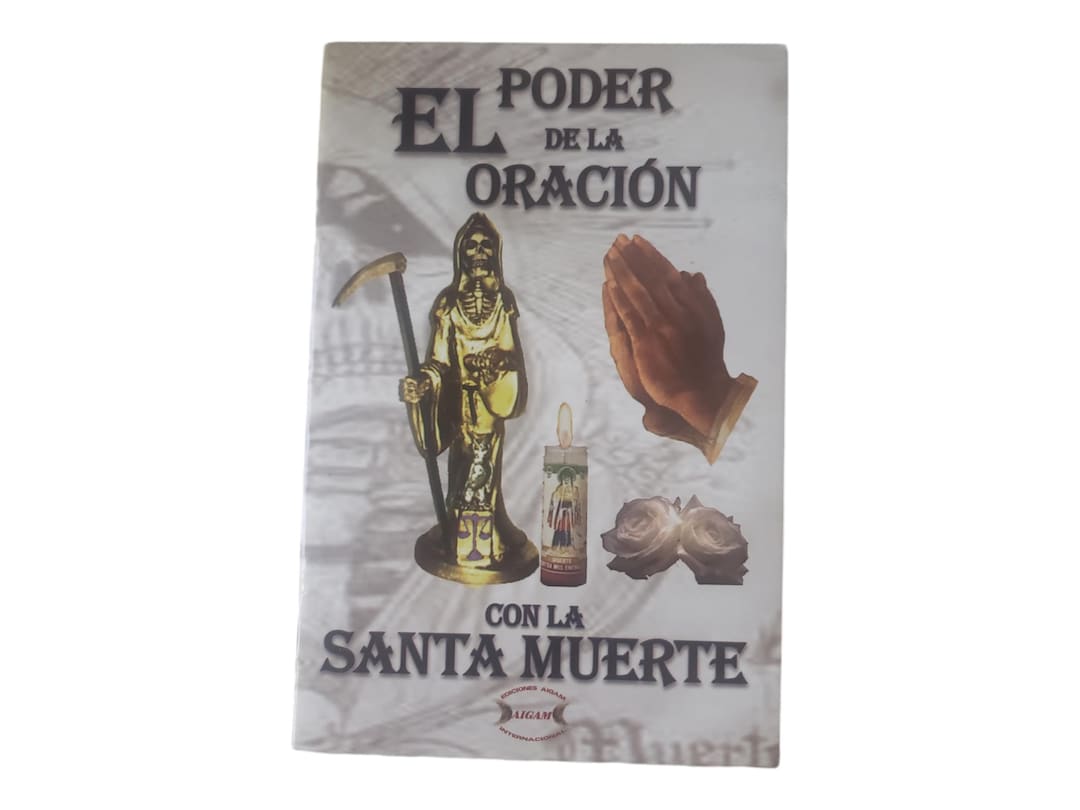 Libro Book El Poder De La Oracion Con La Santa Muerte Oraciones