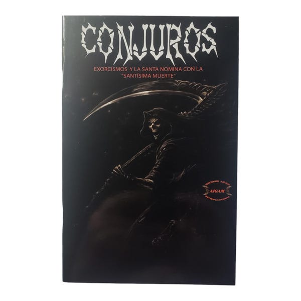 Libro Book Conjuros Exorcismos Y La Santa Nomina Con La Santisima Muerte Santa Muerte Spanish, Conjuros Para El Amor, Fortuna, Proteccion