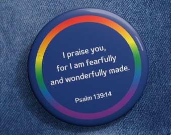 Pin hecho con miedo y maravillas: regalo que afirma el orgullo LGBTQIA