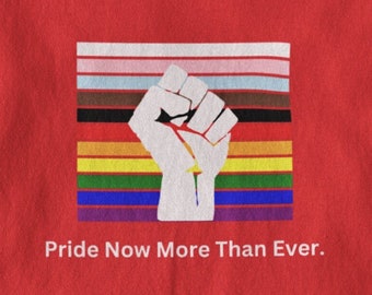 Camiseta Pride Fist: Camiseta de apoyo a los aliados LGBTQUIA+