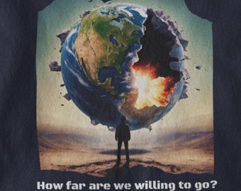Camiseta sobre el cambio climático: Gráfico de la Tierra en Explosión, Conciencia ambiental