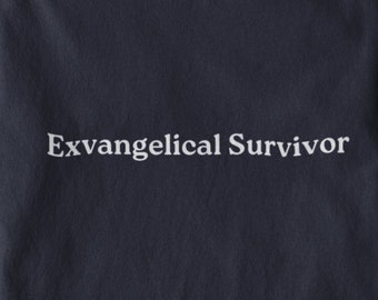 Camiseta de superviviente exevangélico / Detén el abuso en la Iglesia / Seguidor de Jesús / Aliado LGBTQIA / Superviviente de terapia de conversión