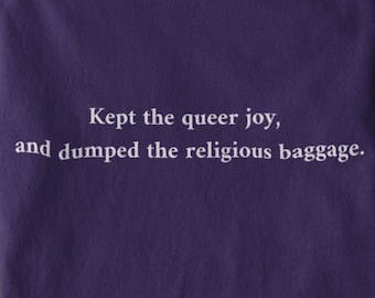 Queer Joy / Creyentes LGBTQIA+ / Regalos cristianos / Camisetas del orgullo