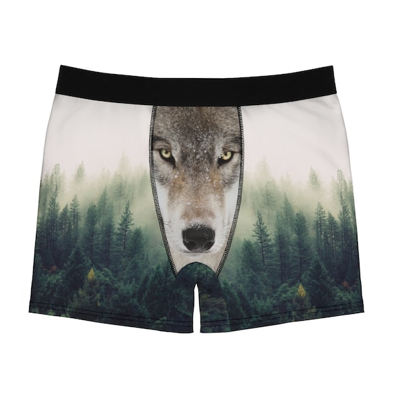 Wolf Men's Boxer Briefs, Funny Underwear, Men's Underwear, Gift for Him,  Joke Gift, Sexy Wolf, Howl -  Canada