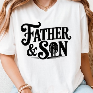 Father Son Matching Shirt | Classic Father and Son Bonding Tee | Gift for Dad and Boy | Meaningful Father’s Day Gift Idea