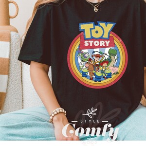 Toy Story Shirt, Pixar Movie Tee, Buzz and Woody T-shirt, Pixar Vintage Style, Funny Disney Graphic Tee, Nostalgic Pixar Animation Tee