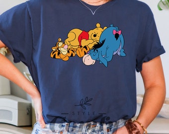 Comfort Colors® Disney Winnie and Tigger Shirts, Couple Shirts, Gift for Friends, Winnie The Pooh, Eeyore, Tigger, Disneyworld, Family Gift
