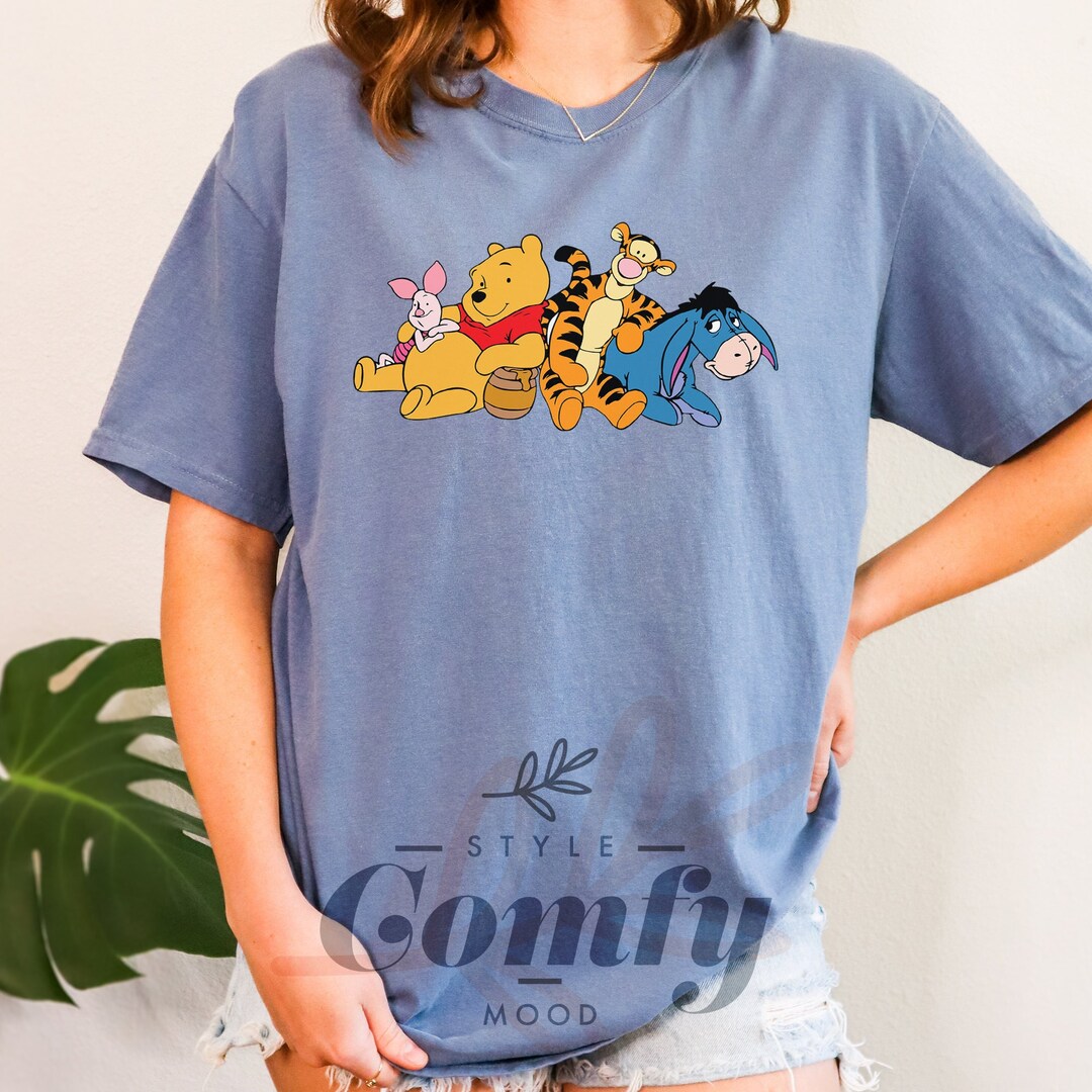 Disney Winnie and Piglet Comfort Colors® Shirts, Winnie the Pooh, Gift ...
