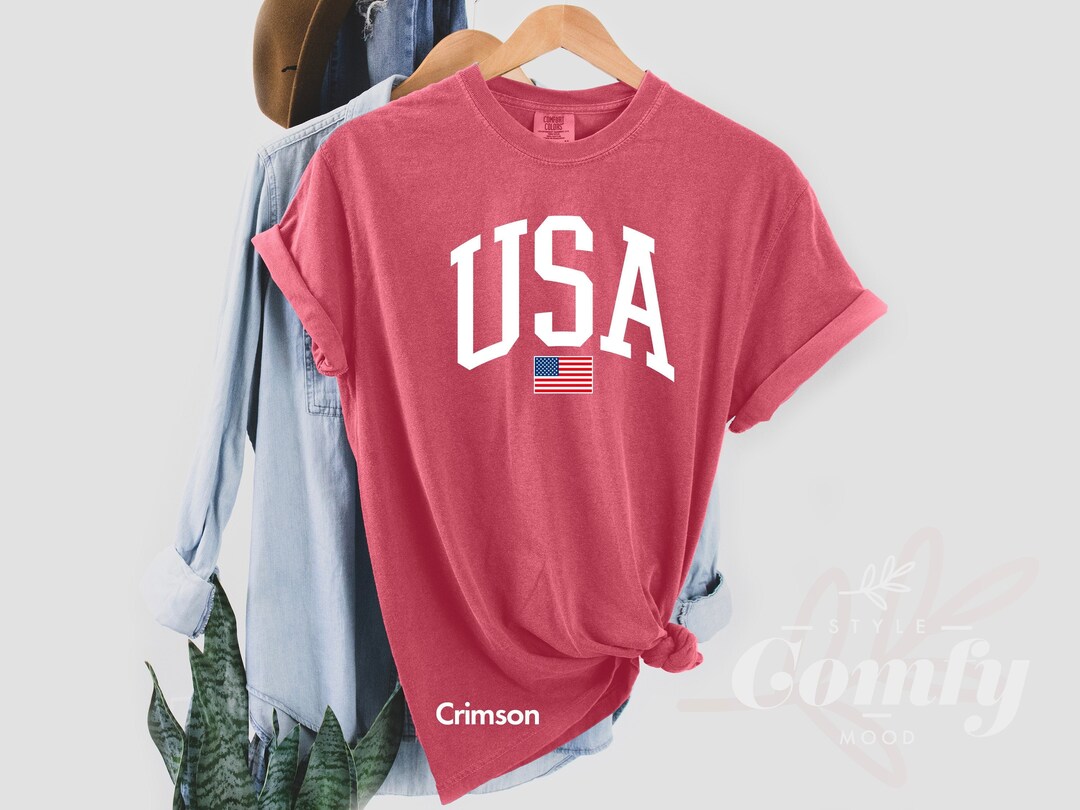 Comfort Colors USA Flag Shirt, Comfort Colors USA Christmas Gift, USA