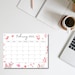 Editable February 2025 Calendar Printable, Activity Planner, Classroom