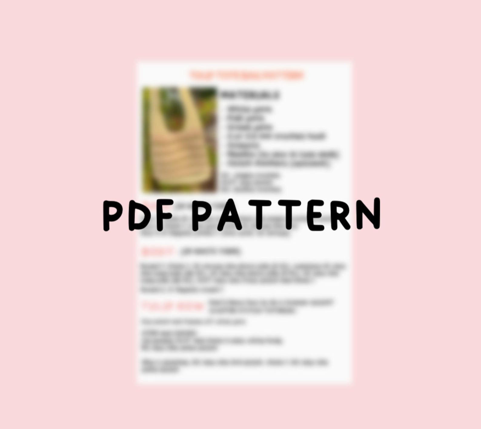 Crochet Tulip Tote Bag Pdf Pattern Tutorial Etsy Crochet Tulip Tote Bag Pdf Pattern Tutorial Etsy