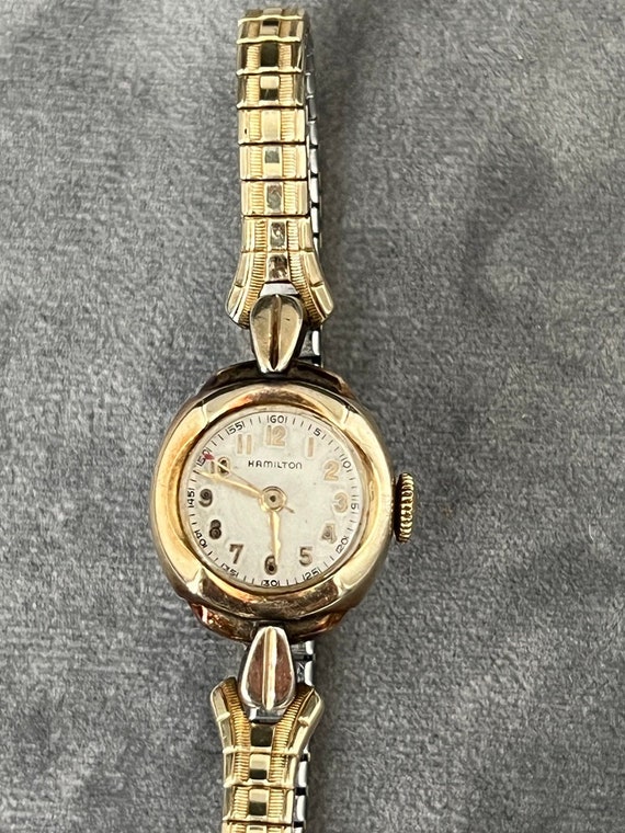 1960s Hamilton Ladies Watch, 10K Gold Plated, Unique … Gem