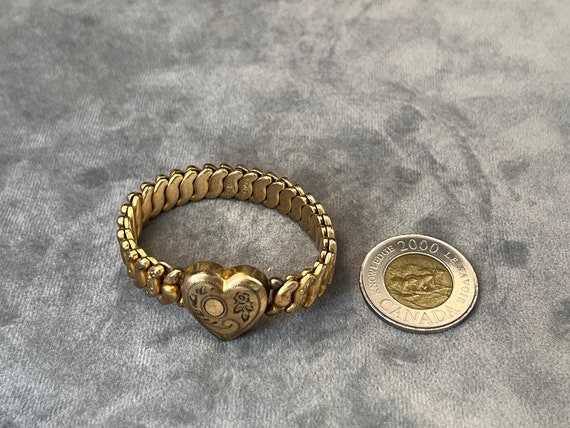 Co-Star Vintage Gold-Filled Heart Bracelet, Sterl… - image 7