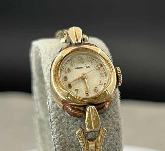 1960s Hamilton Ladies Watch, 10K Gold Plated, Unique … Gem