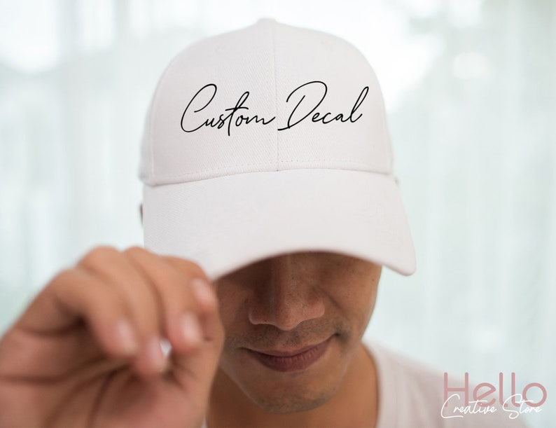 Custom Ironon Decal. Personalized Decals Iron on Logo Vinyl Etsy