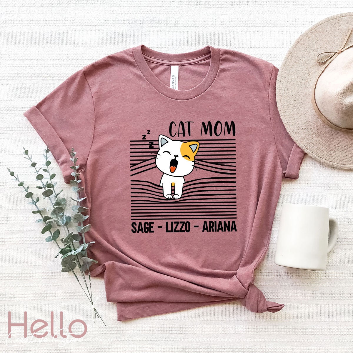 Cat Mom Custom Iron on Transfer Cat Mom Custom DTF Print - Etsy