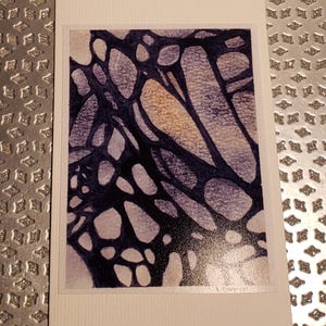 Cartes de voeux vierges aquarelles artisanales