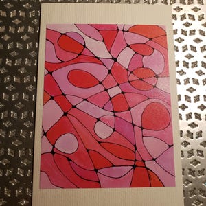 Cartes de voeux vierges aquarelles artisanales