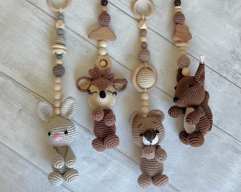 Forest animal hanging toys for baby play gym - play gym